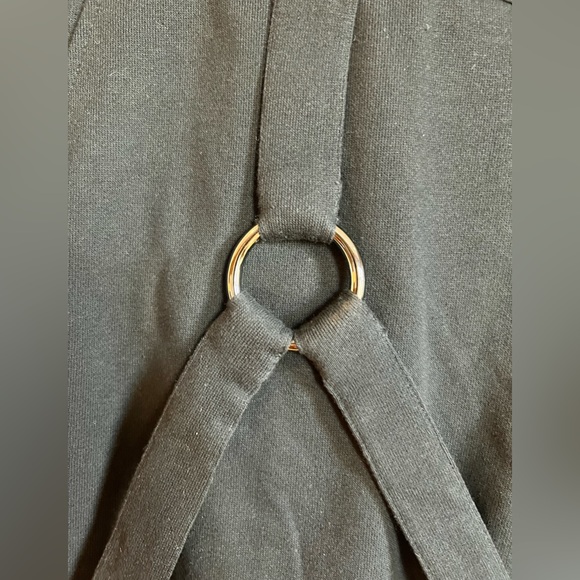 Nicopanda black jogger with see through and harness detail, size L - Picture 4 of 6